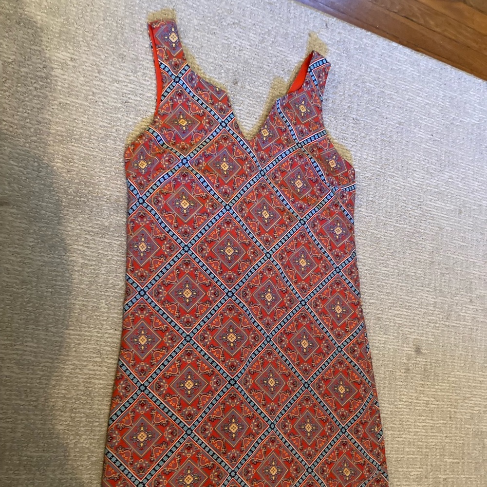 Orange tank dress